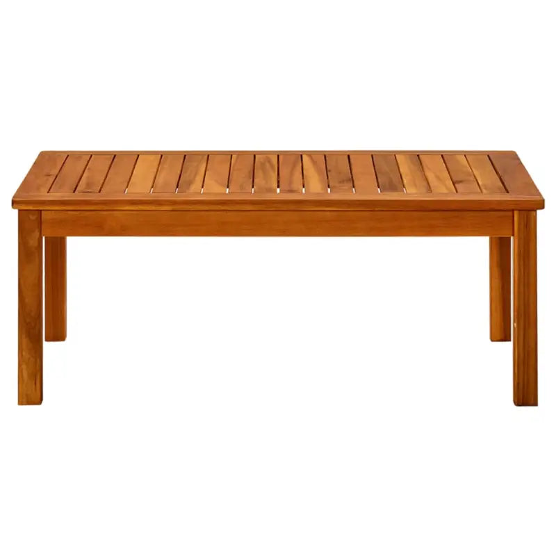 Houten tuintafel van massief acaciahout met natuurlijke olieafwerking - Tuintafels