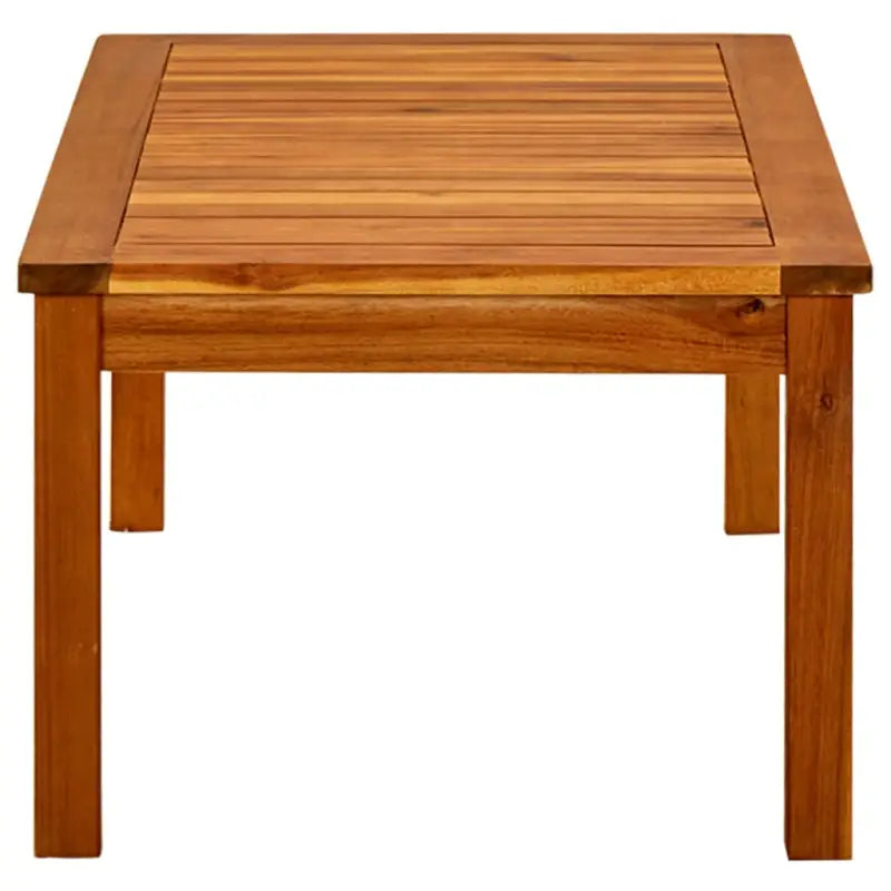 Houten tuintafel van massief acaciahout met natuurlijke olieafwerking - Tuintafels
