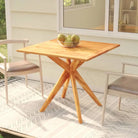 Houten tuintafel van massief acaciahout voor buitenruimte - 85 x 85 x 75 cm / 1 / Vierkant - Tuintafels