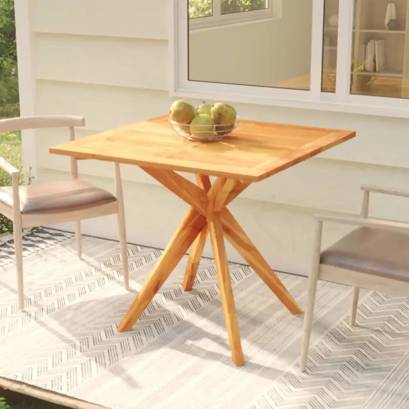 Houten tuintafel van massief acaciahout voor buitenruimte - 85 x 85 x 75 cm / 1 / Vierkant - Tuintafels