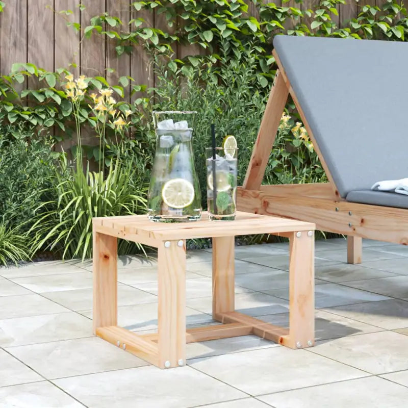 Houten tuintafel van massief douglashout voor buitengebruik - Natuurlijk grenenhout / 1 - Tuintafels