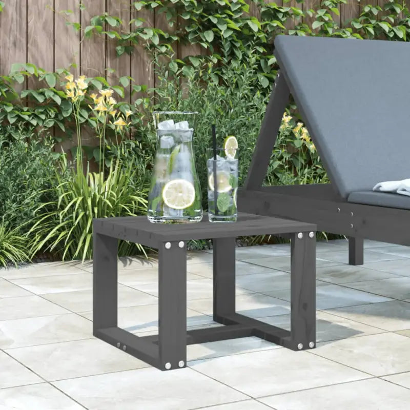 Houten tuintafel van massief douglashout voor buitengebruik - Grijs grenenhout / 1 - Tuintafels
