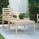 Houten tuintafel van massief grenenhout voor gezellige buitenmaaltijden - Natuurlijk grenenhout / 82.5 x 82.5 x 45 cm