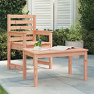 Houten tuintafel van massief grenenhout voor gezellige buitenmaaltijden - Natuurlijk douglashout / 82.5 x 50.5 x 45 cm