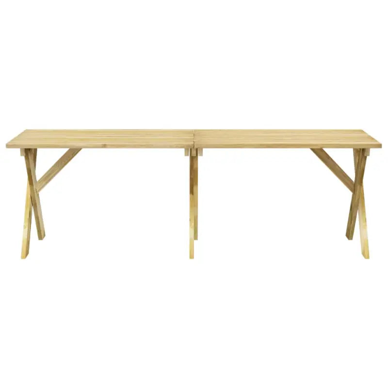 Houten Tuintafel voor een elegante en rustieke buitenruimte - 220 x 73 x 70 cm / 1 - Tuintafels