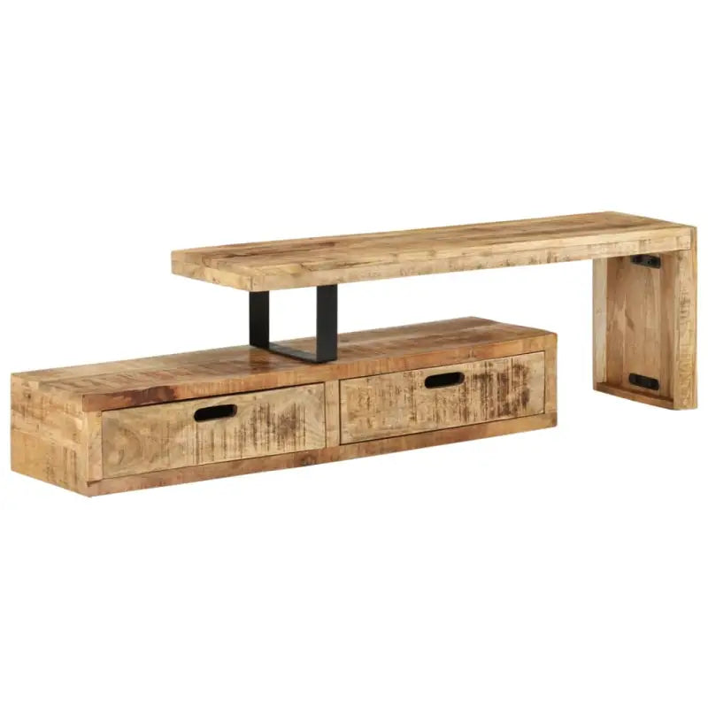 Houten tv-meubel in antieke stijl van massief acaciahout - 1 / 112 cm / massief mangohout - Tv-meubels