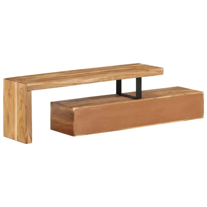 Houten tv-meubel in antieke stijl van massief acaciahout - Tv-meubels
