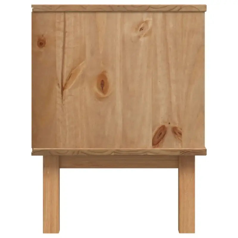 Houten TV-meubel in Scandinavisch design van massief grenenhout - Bruin / 1 - Tv-meubels