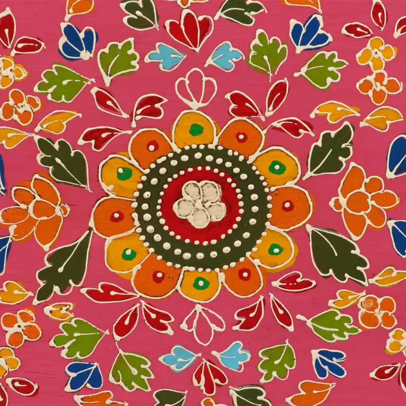 Houten Tv-meubel met decoratieve details van massief mangohout - Tv-meubels