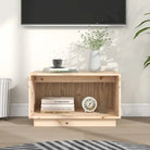 Houten tv-meubel van massief grenenhout met strakke lijnen - Naturel / 1 - Tv-meubels