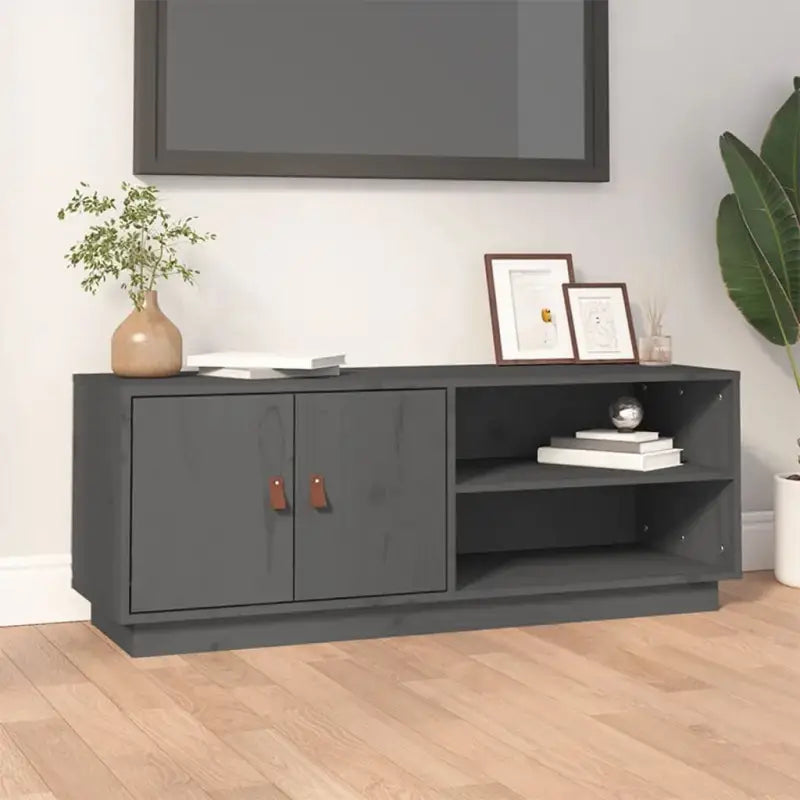 Houten TV-meubel van massief grenenhout met trendy ontwerp - Tv-meubels