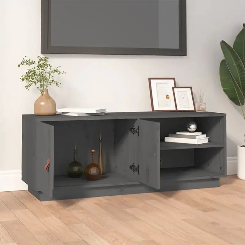 Houten TV-meubel van massief grenenhout met trendy ontwerp - Tv-meubels