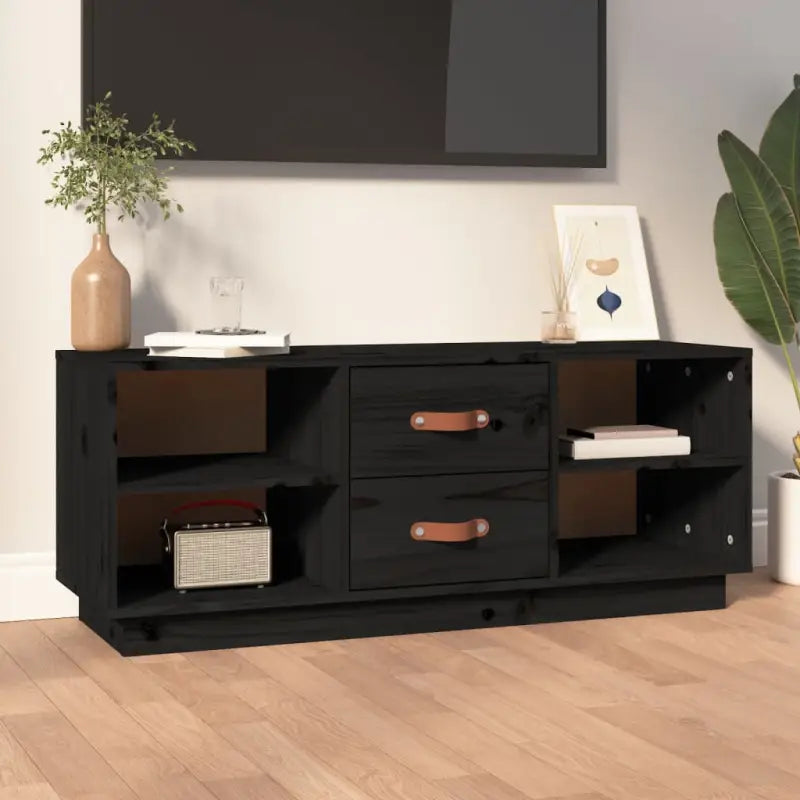 Houten TV-meubel van massief grenenhout met trendy ontwerp - Tv-meubels