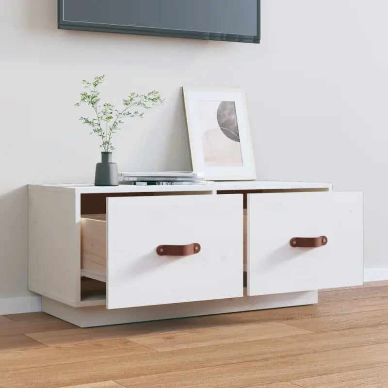 Houten TV-meubel van massief grenenhout met trendy vormgeving - Tv-meubels