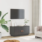 Houten Tv-meubel van massief grenenhout voor een moderne woonkamer - Grijs / 1 - Tv-meubels