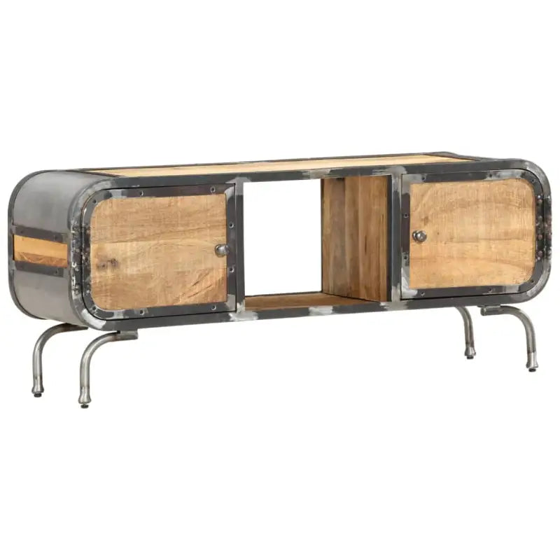 Houten tv-meubel van massief mangohout met strak design - 1 / massief mangohout - Tv-meubels