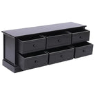 Houten TV-meubel van massief paulowniahout met eenvoudige stijl - Tv-meubels