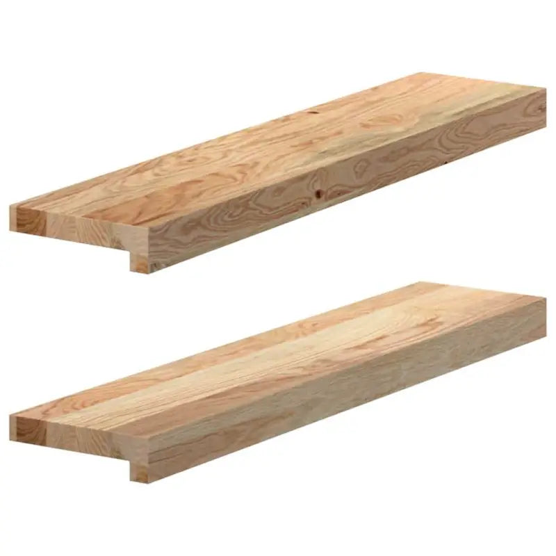 Houten vensterbanken van massief eikenhout voor een natuurlijke uitstraling - Naturel / 70 x 15 x 2 cm / 1