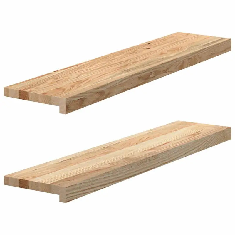 Houten vensterbanken van massief eikenhout voor een natuurlijke uitstraling - Naturel / 90 x 20 x 2 cm / 1