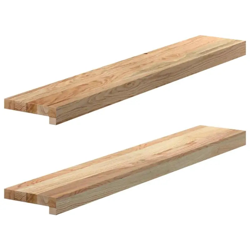 Houten vensterbanken van massief eikenhout voor een natuurlijke uitstraling - Naturel / 90 x 15 x 2 cm / 1