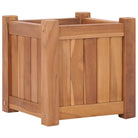 Houten verhoogde plantenbak in massief teakhout voor tuindecoratie - 30 x 30 x 30 cm / 1 - Bloempotten & plantenbakken