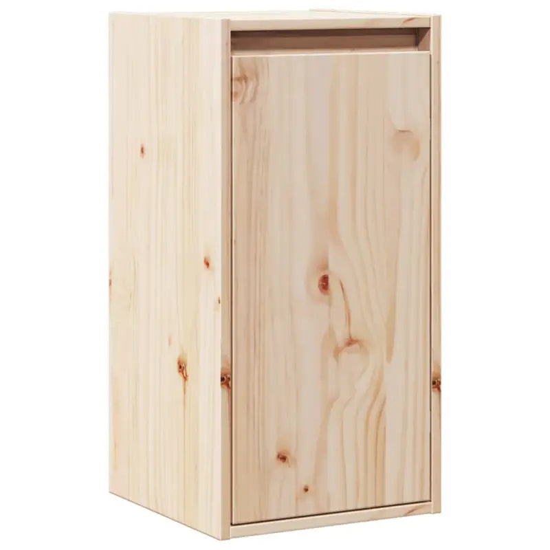 Houten wandkast van massief grenenhout voor decoratie en opbergruimte - Wandplanken