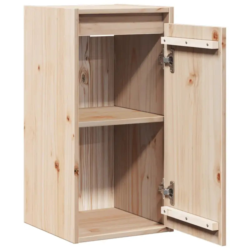 Houten wandkast van massief grenenhout voor decoratie en opbergruimte - Wandplanken