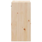 Houten wandkast van massief grenenhout voor decoratie en opbergruimte - Wandplanken