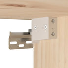 Houten wandkast van massief grenenhout voor decoratie en opbergruimte - Wandplanken
