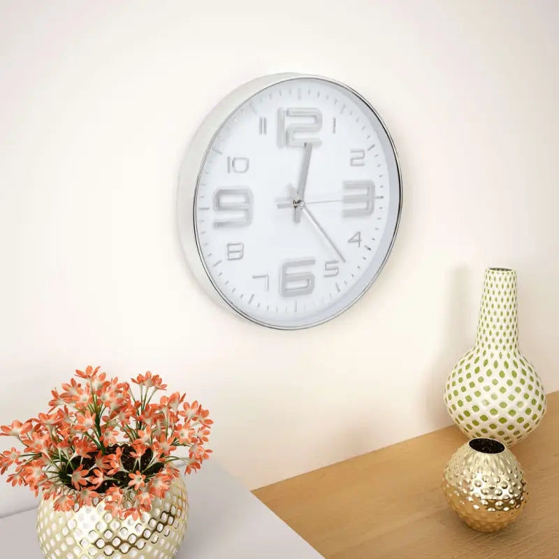 Houten Wandklok met Duidelijke Cijfers voor je Kamer - Wandklokken
