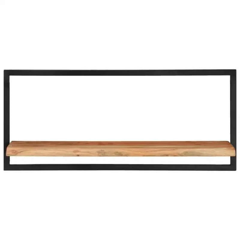 Houten Wandplanken van Massief Acaciahout voor Boeken en Decoratie