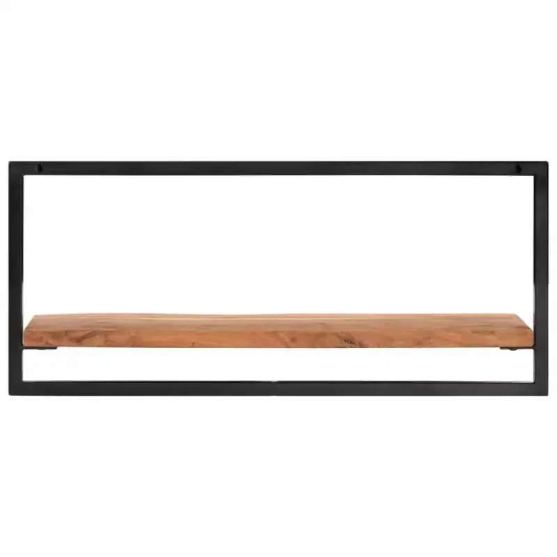 Houten Wandplanken van Massief Acaciahout voor Boeken en Decoratie