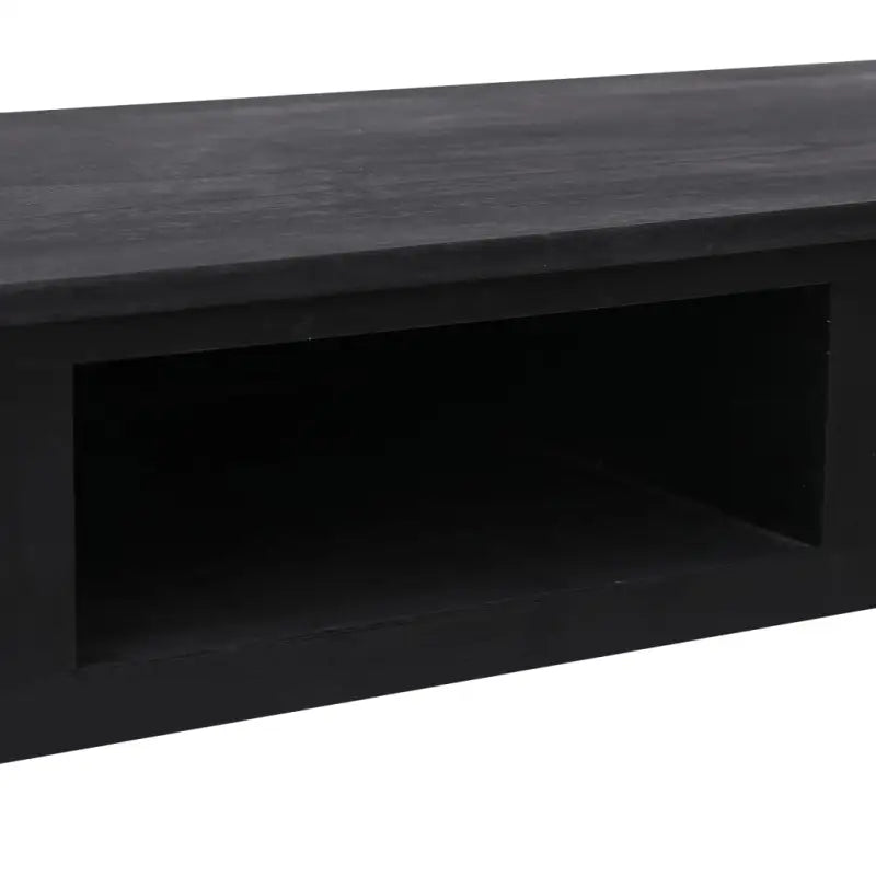 Houten wandtafel met open vak en eventueel kantelen of omvallen voorkomen - Bijzettafels