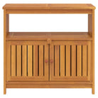 Houten wandtafel van massief acaciahout voor binnen en buiten - Tuintafels