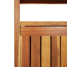 Houten wandtafel van massief acaciahout voor binnen en buiten - Tuintafels