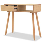 Houten wandtafel van massief grenenhout met MDF tafelblad - Bijzettafels