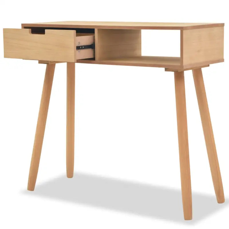 Houten wandtafel van massief grenenhout met MDF tafelblad - Bijzettafels