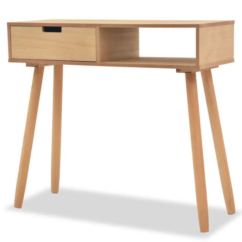 Houten wandtafel van massief grenenhout met MDF tafelblad - Bijzettafels