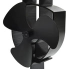 Houtkachel ventilator van geanodiseerd aluminium voor efficiënte verwarming - Ventilatoren voor houtkachel