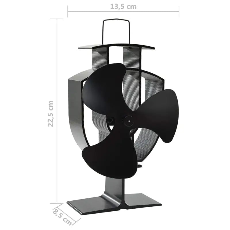Houtkachel ventilator van geanodiseerd aluminium voor efficiënte verwarming - Ventilatoren voor houtkachel