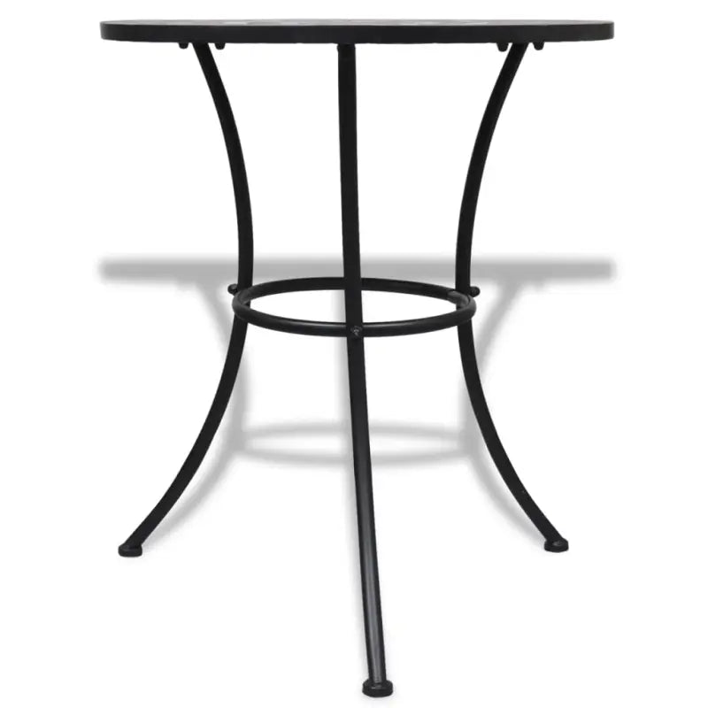 Ijzeren frame mozaïek bistroset voor tuin en balkon laten staan levering bevat - Tuinsets