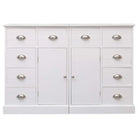 Individuele dressoirs of één set levering bevat in trendy houten design - Dressoirs & buffetkasten