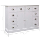 Individuele dressoirs of één set levering bevat in trendy houten design - Dressoirs & buffetkasten