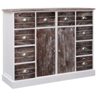 Individuele dressoirs of één set levering bevat in trendy houten design - Antiekbruin / 1 - Dressoirs & buffetkasten