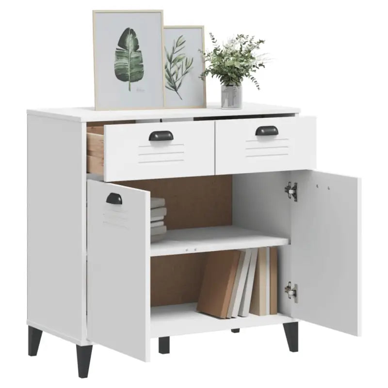 Industrieel dressoir van bewerkt hout voor een duurzame uitstraling - Dressoirs & buffetkasten