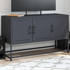 Industriëel TV-meubel voor woon- en slaapkamer - Antraciet / 1 - Tv-meubels