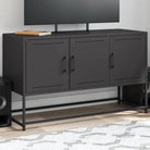 Industriëel TV-meubel voor woon- en slaapkamer - Zwart / 1 - Tv-meubels