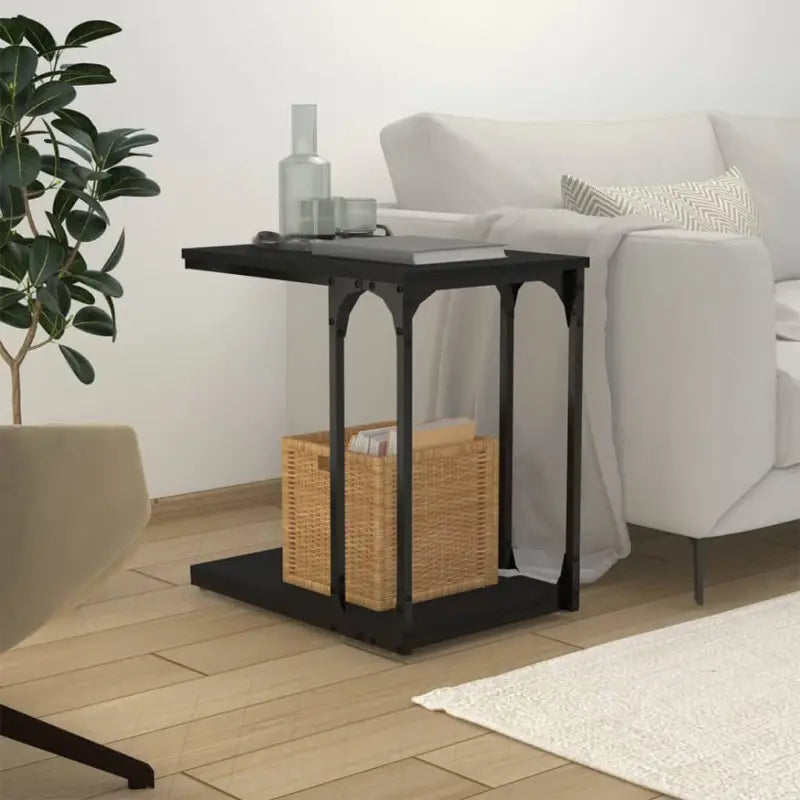 Industriële bijzettafel met bewerkt hout voor een unieke woonkamer look - Bijzettafels