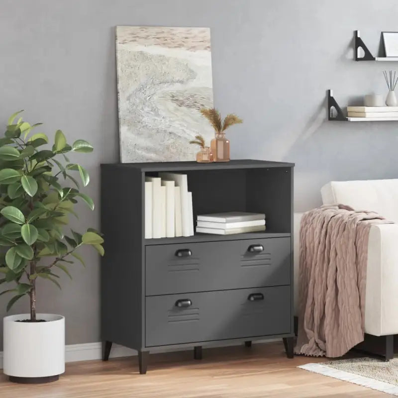 Industriele boekenkast van bewerkt hout voor een stijlvolle inrichting - Boekenkasten