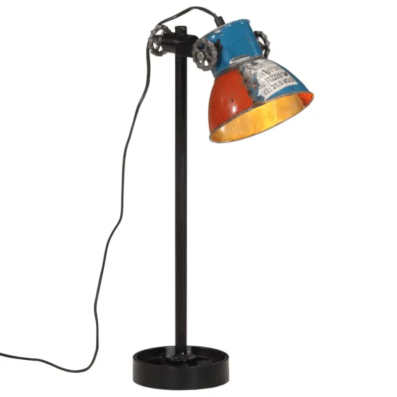 Industriële bureaulamp met E27 fitting en verstelbare lampenkap - Multikleur / 1 - Lampen